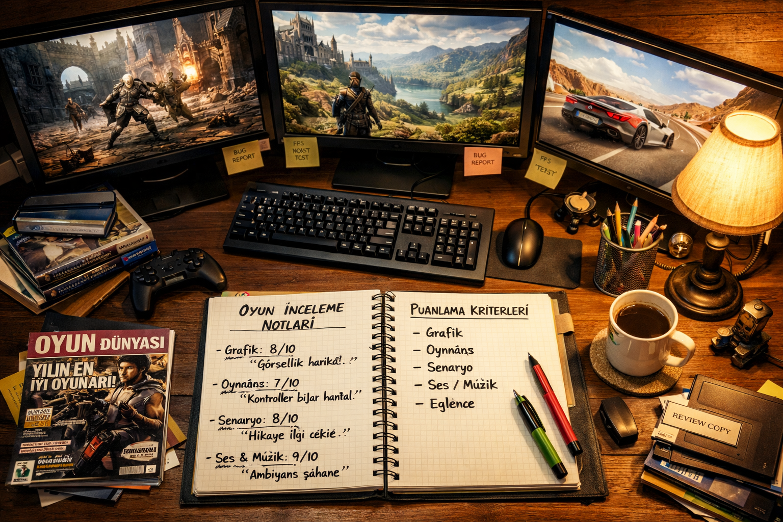 Oyun inceleme sureci ve degerlendirme kriterleri